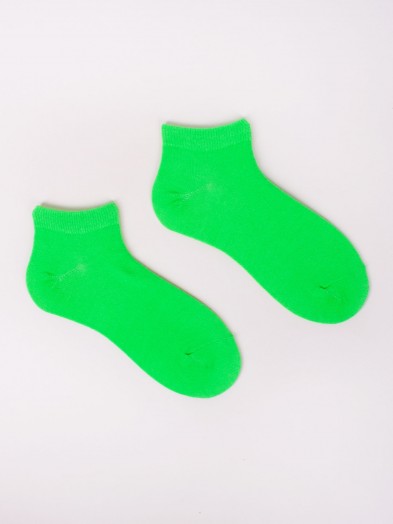 Skarpety stopki fluo ciemnozielone
