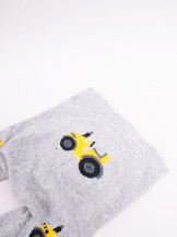 Rajstopy bawełniane chłopięce z ABS ciemne kolory 3PAK