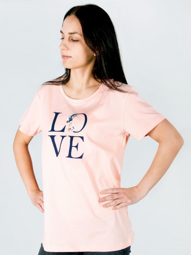Koszulka damska t-shirt bawełniany LOVE