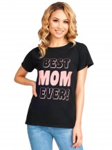 Koszulka damska t-shirt bawełniany BEST MOM EVER