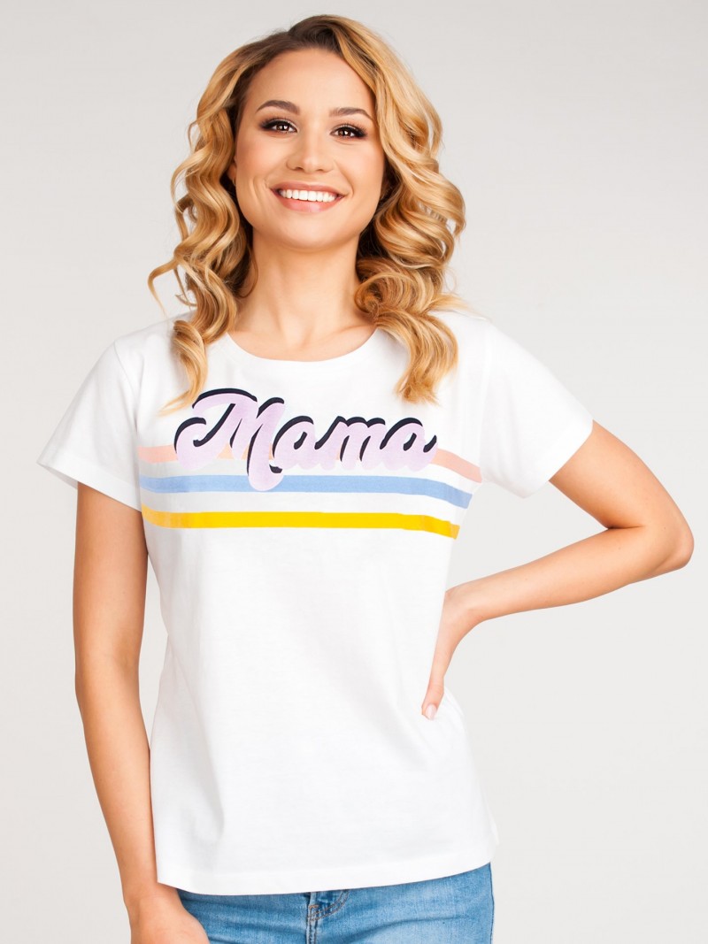 Koszulka damska t-shirt bawełniany MAMA