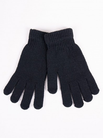 Rękawiczki męskie wełniane czarne