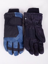 Rękawiczki narciarskie męskie granatowo - czarne 