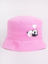 Czapka letnia kapelusz dziewczęcy panda