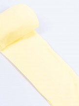 Rajstopy dziecięce mikrofibra gładkie żółte 40 DEN