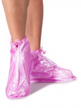 Wodoodporne ochraniacze na buty różowe