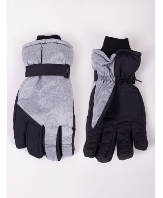 Rękawiczki narciarskie męskie szaro-czarne