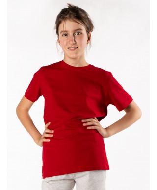 Koszulka dziecięca t-shirt bawełniany czerwony